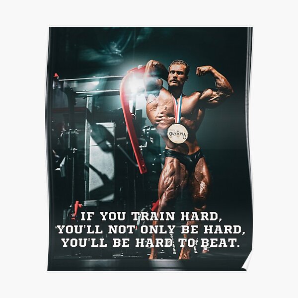 Chris Bumstead - CBUM Bodybuilding GYM motivation Poster RB1312 product Offical CBUM Merch