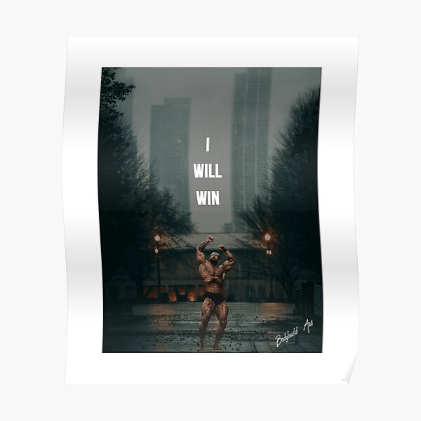 I Will Win - Chris Bumstead Doing The Myth Pose Sleeveless Top Poster RB1312 product Offical CBUM Merch