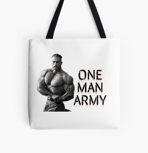 Cbum, ONE MAN ARMY All Over Print Tote Bag RB1312 product Offical CBUM Merch