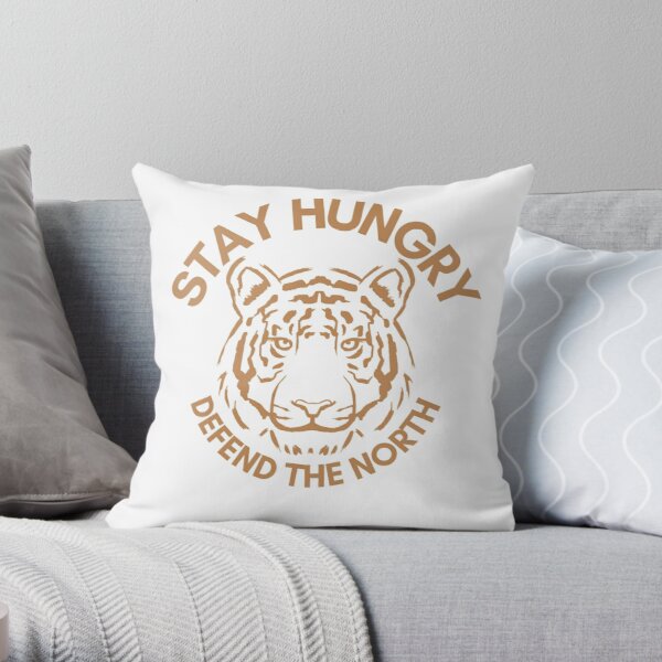 Cbum | stay hungry defend the north Throw Pillow RB1312 product Offical CBUM Merch