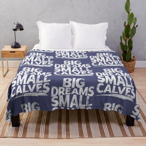 big dreams small calves cbum Throw Blanket RB1312 product Offical CBUM Merch