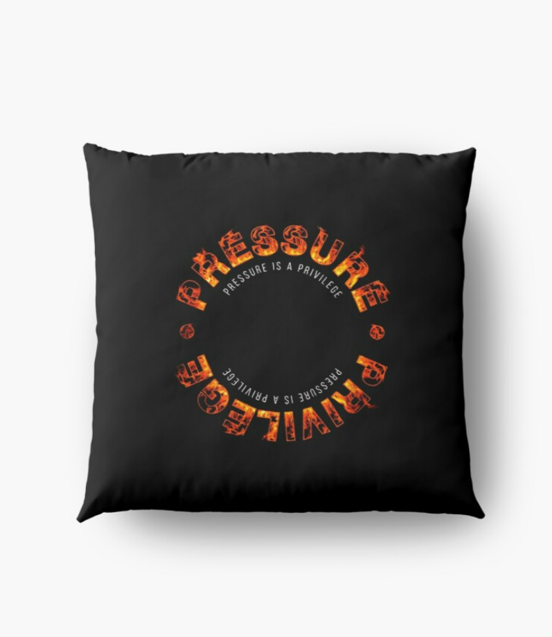 Chris Bumstead Pillows - Cbum Pressure Privilege Fire Style Throw Pillow Cover 1 - Cbum Store Screenshot 106 1 - Cbum Store