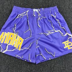 Inaka Power x Thavage Cbum Lightning Blue Workout Shorts