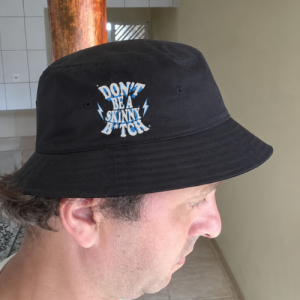 Chris Bumstead Hats & Caps – Cbum Don't Be A Skinny Bitch Bucket Hat photo review