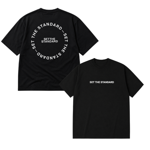 Chris Bumstead T-Shirts – Set The Standard Circle Classic T-shirt 1 - Cbum Store unus annus 94 - Cbum Store