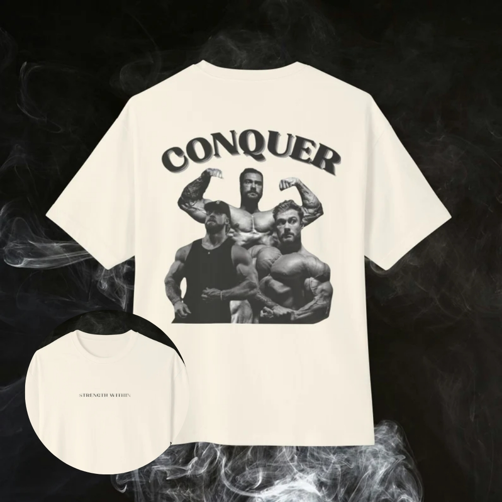 Chris Bumstead T-shirts – Strength Within Conquer T-shirt 7 - Cbum Store 256 1 - Cbum Store