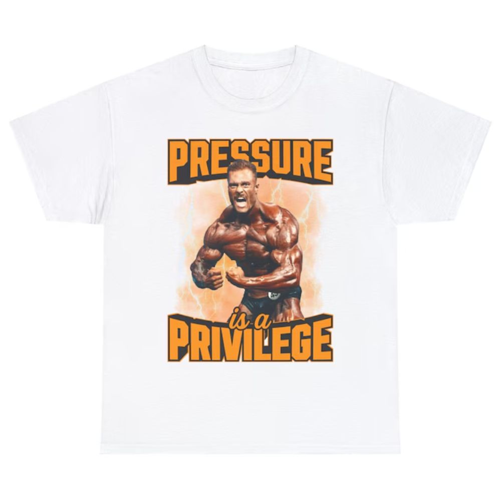 Chris Bumstead T-shirts – Pressure Is A Privilege Chris Bumstead Classic T-Shirt 3 - Cbum Store 244 - Cbum Store