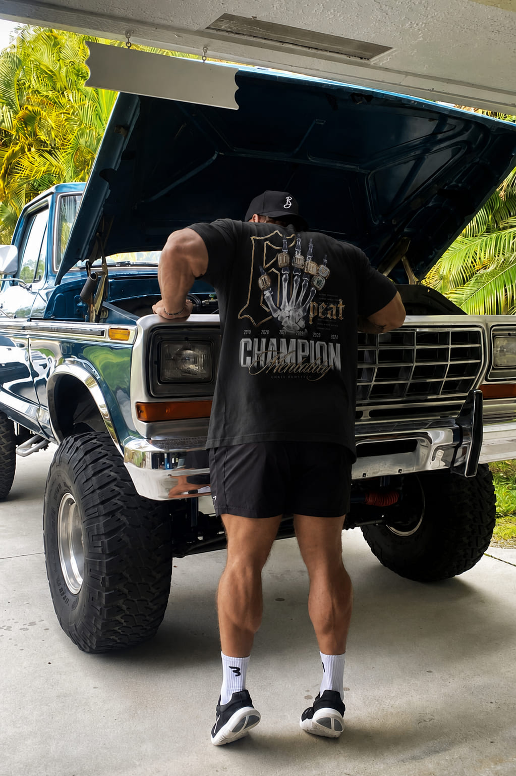 Chris Bumstead T-shirts – Bumstead 6 Peat Champion Mentality 2024 T-shirt photo review