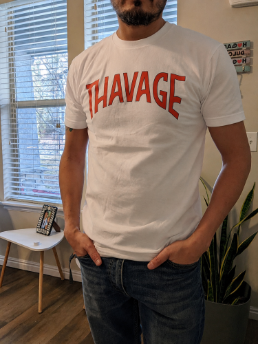 Cbum THAVAGE White Classic T-shirt photo review