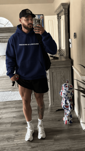 Cbum Hoodies – Pressure Privilege Printed Pullover Hoodie photo review