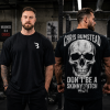 Chris Bumstead Dbasb Skull T-Shirts - Don't be a skinny b*tch Shirt