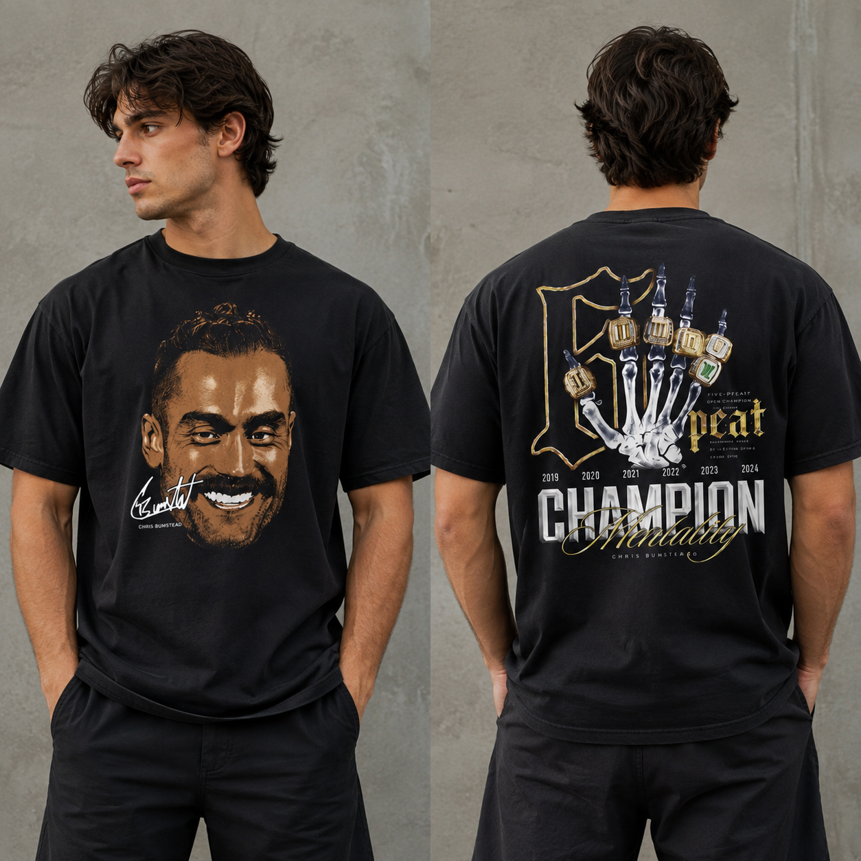 Chris Bumstead T-shirts – Bumstead 6 Peat Champion Mentality TShirt 1 - Cbum Store 5dd35fe0 cd7d 4e3e bb7e 88ca0497a989 - Cbum Store