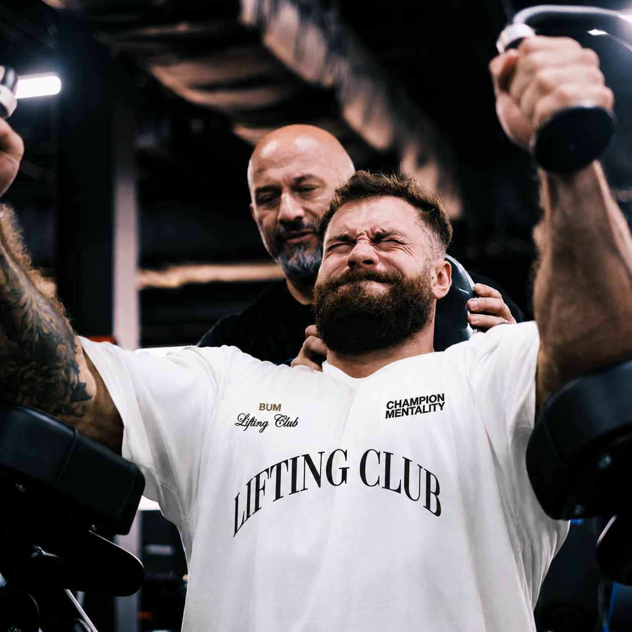 Chris Bumstead T-Shirts - Champion Mentality Oversized T-Shirt 4 - Cbum Store cbum2d - Cbum Store