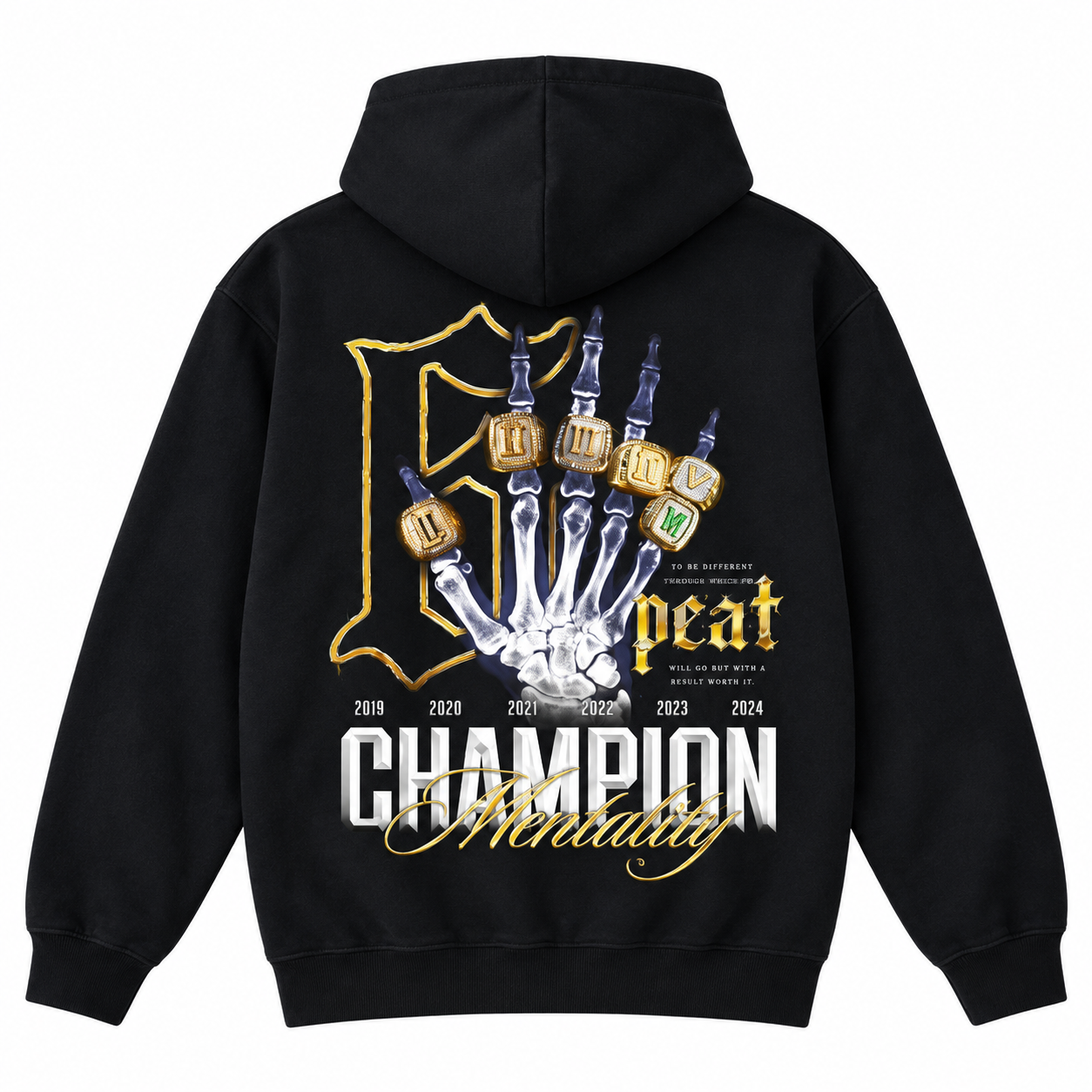 Chris Bumstead 6 Peat Champion Mentality 2024 Hoodie 6 - Cbum Store cb8 - Cbum Store