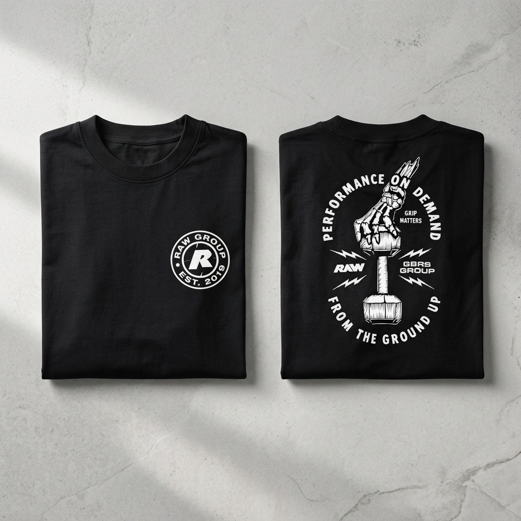 RAW Performance Heavyweight PTTT1509 Cbum T-shirt 2 - Cbum Store studio mockup 0 1 2 - Cbum Store