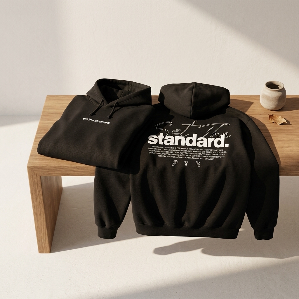 Chris Bumstead Set The Standard Special Hoodie 2 - Cbum Store studio mockup 0 51 - Cbum Store