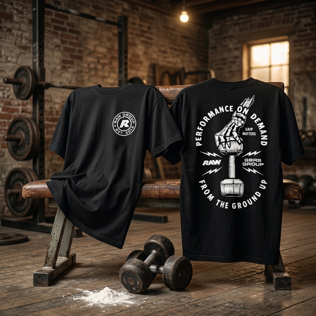 RAW Performance Heavyweight PTTT1509 Cbum T-shirt 3 - Cbum Store studio mockup 3 3 - Cbum Store