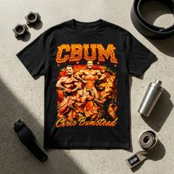 Chris Bumstead PTTT170 Retro Graphic T-shirt 9 - Cbum Store studio mockup 6 1 3 - Cbum Store